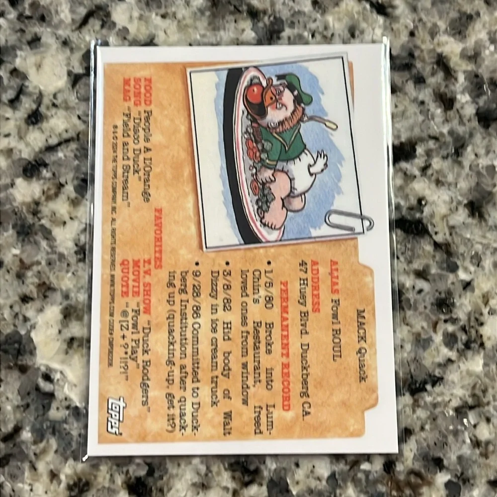 Garbage Pail Kids Chrome 2024 7 RA-JP Jack Pot Rory McQueen Auto Refractor
